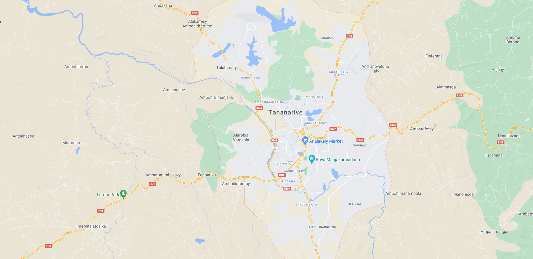 Map Antananarivo Pythacore Saikiro Lab